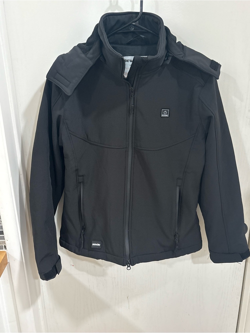 Dewbu Black Heated Jacket electric heat 12V